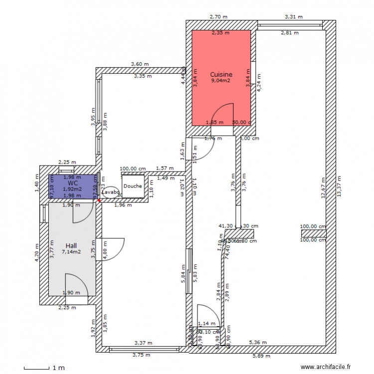 Plan. Plan de 0 pièce et 0 m2