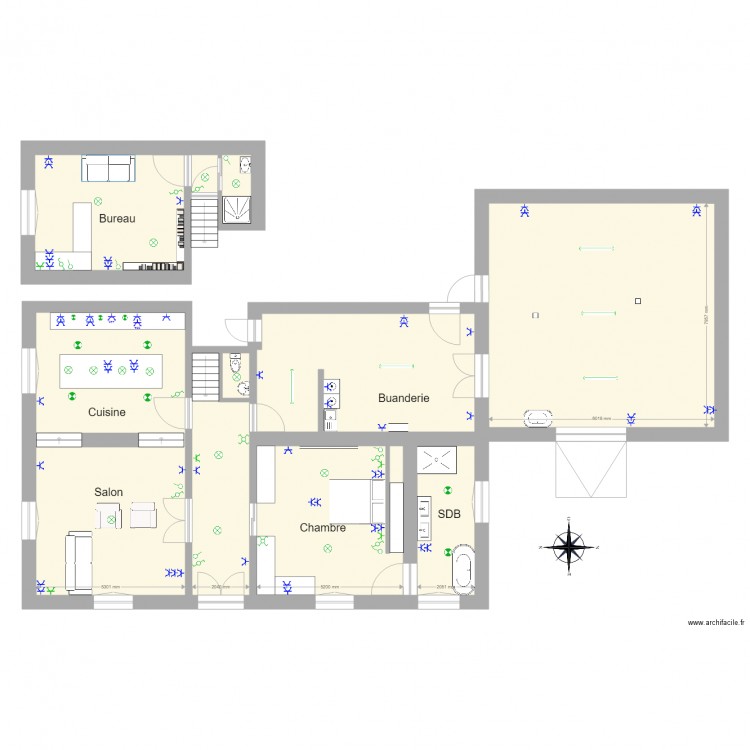 Le Sart électricité et meubles. Plan de 0 pièce et 0 m2