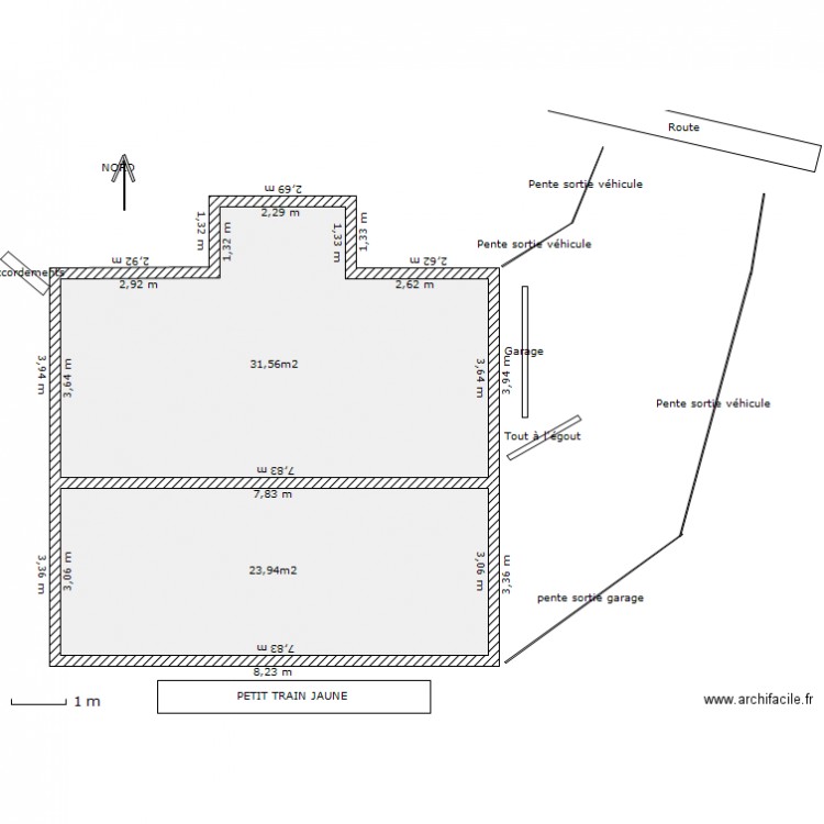SOUBASSEMENT FONDATION. Plan de 0 pièce et 0 m2