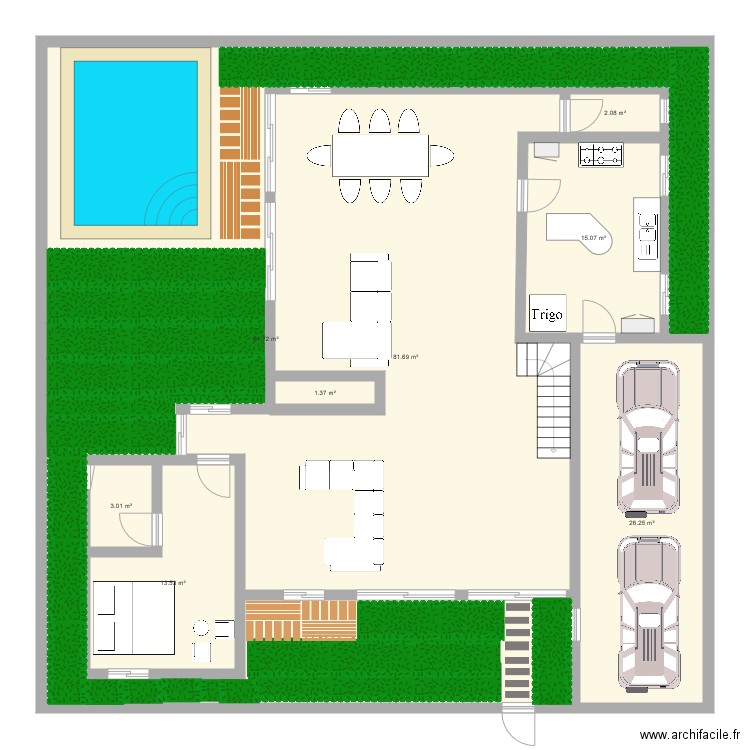 Projey EYO. Plan de 0 pièce et 0 m2