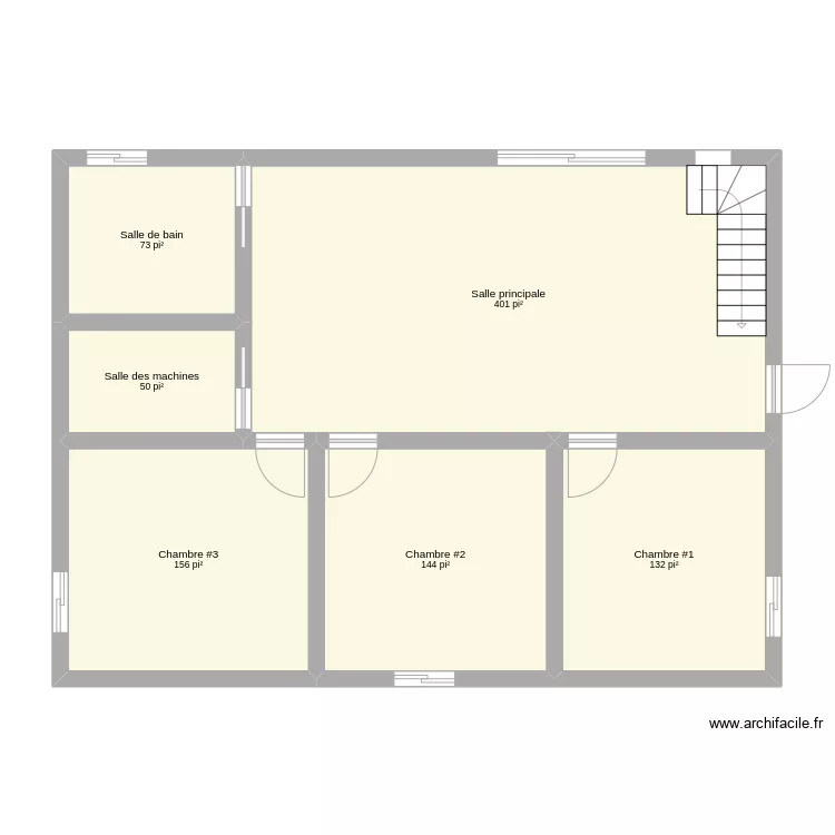 Sainte-Agathe - Sous-sol. Plan de 