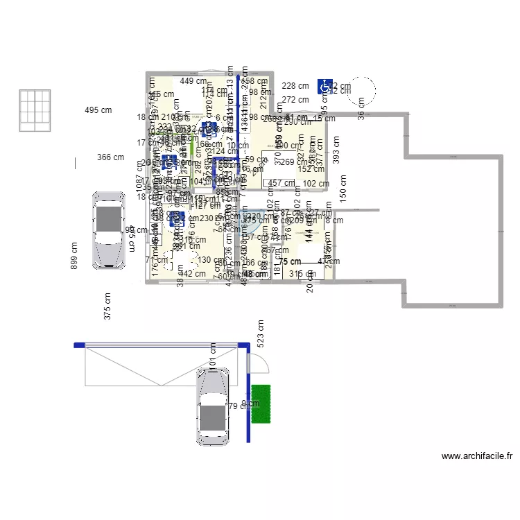 MAISON VARCES VERSION HANDI V5. Plan de 