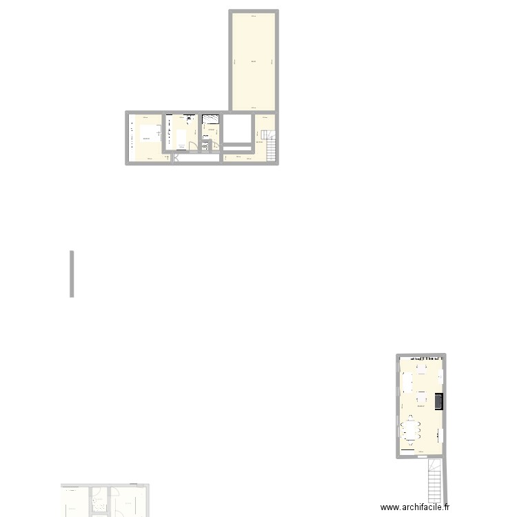 PAUL CODOS. Plan de 11 pièces et 138 m2