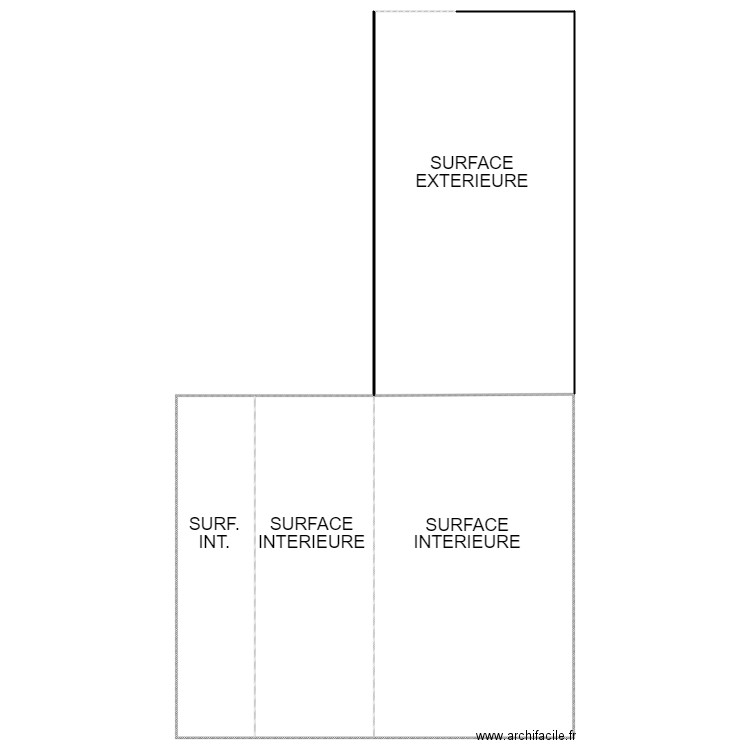 ARRIERE MEUBLE. Plan de 0 pièce et 0 m2