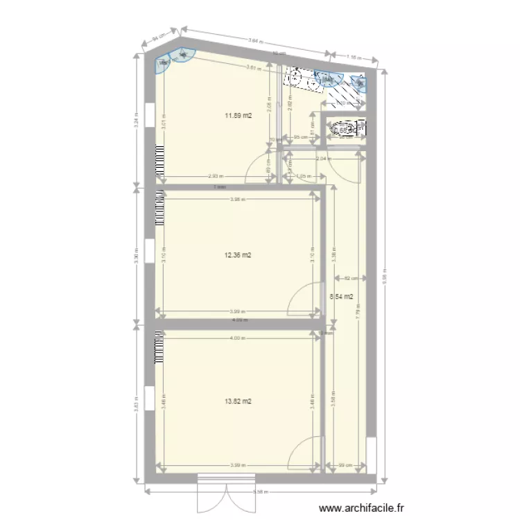etage vrai cote apres2. Plan de 