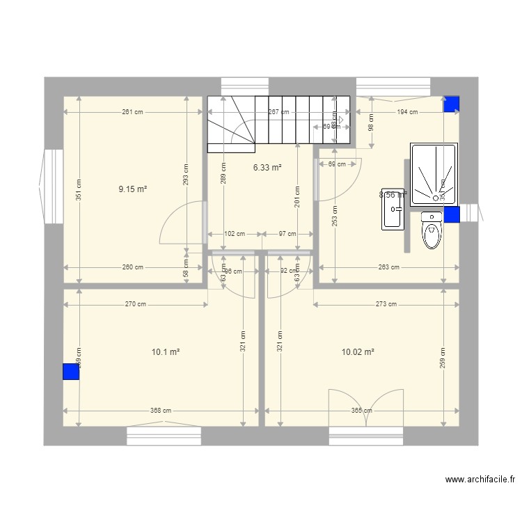 Prades 1er étage v5. Plan de 0 pièce et 0 m2