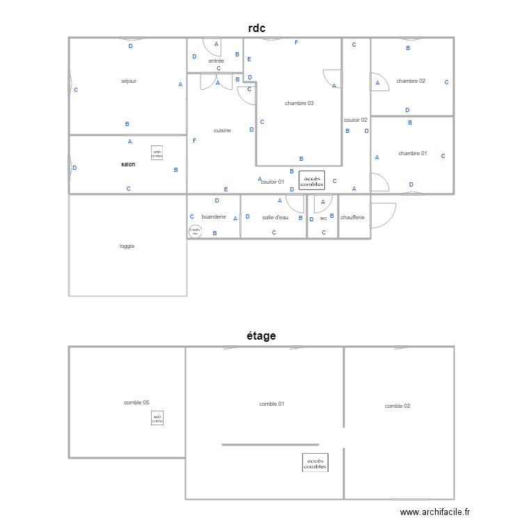 roy  PB maison. Plan de 0 pièce et 0 m2