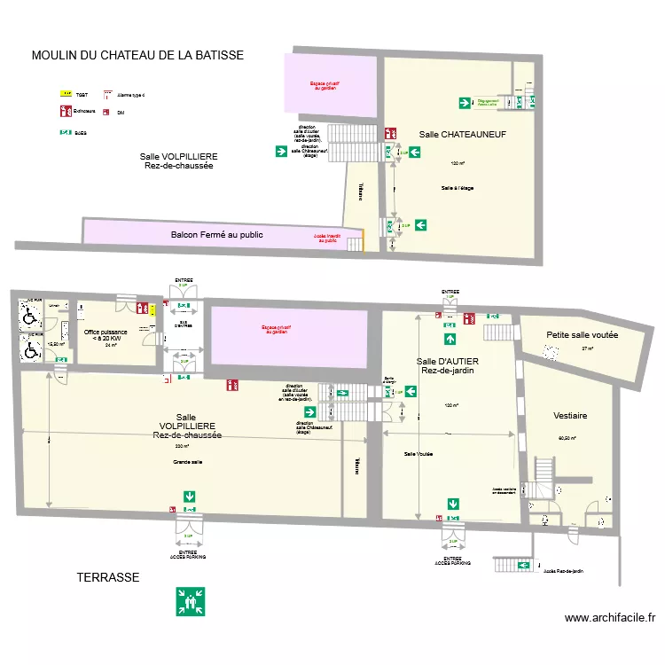 Moulin La Batisse 4. Plan de 