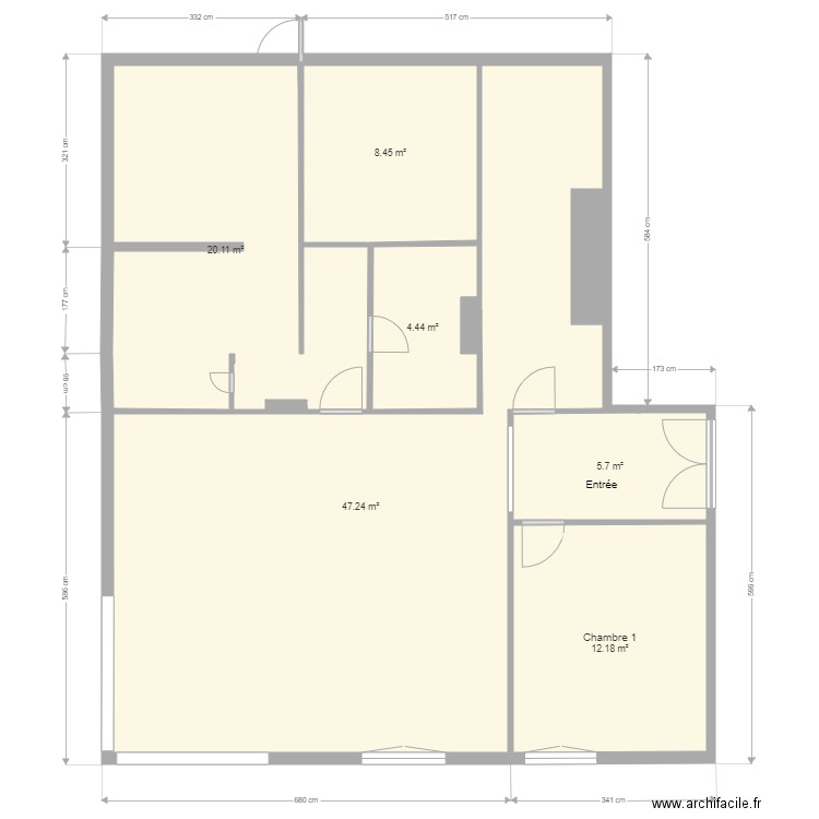 APPT PAN. Plan de 0 pièce et 0 m2