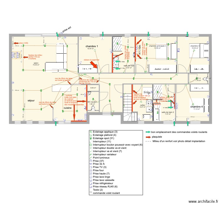 rosnaymodif plaquiste 2. Plan de 0 pièce et 0 m2