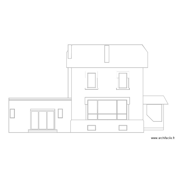 OasisOuestproj_Moul_sim. Plan de 33 pièces et 140 m2