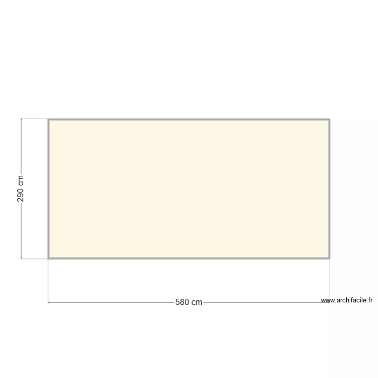d&eacute;pendance 6. Plan de 