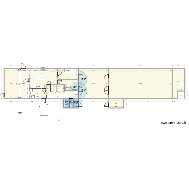 laboratoire de transformation. Plan de 