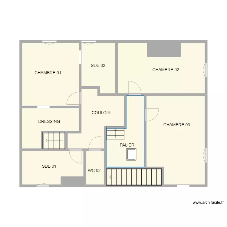 VICTOR LEDENON 1ER 2. Plan de 13  et 56 m²