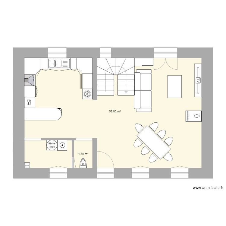 maison test1. Plan de 0 pièce et 0 m2