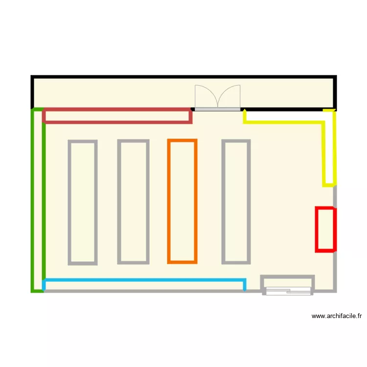 plan application. Plan de 