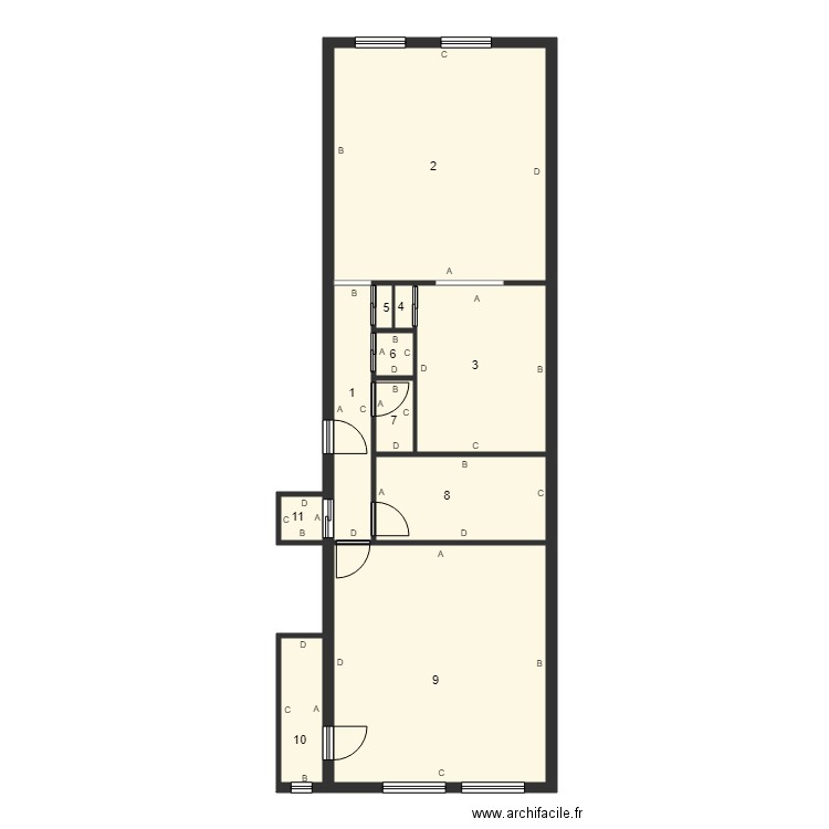 184931 JULLIEN gauche Plomb. Plan de 0 pièce et 0 m2