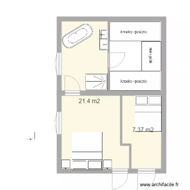 Bellecour Chambres Fond Plan 1 Ouverture. Plan de 