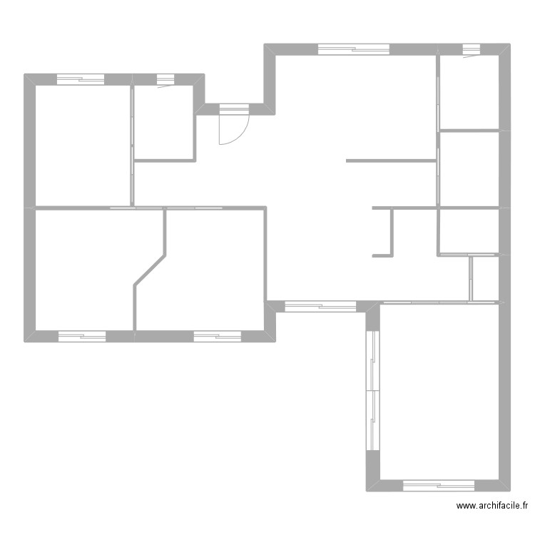 Maison de la parentalité. Plan de 7 pièces et 145 m2