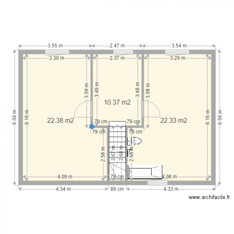 Etage 2 test. Plan de 0 pièce et 0 m2
