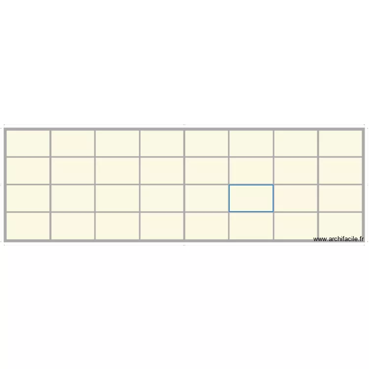 hangarlongueportee. Plan de 