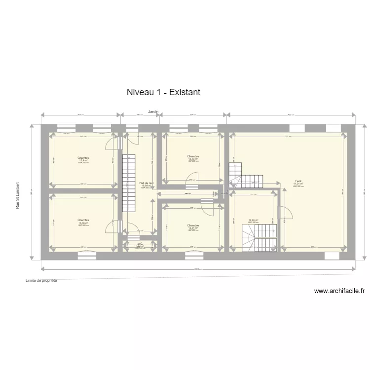 Tourinnes Niv 1. Plan de 