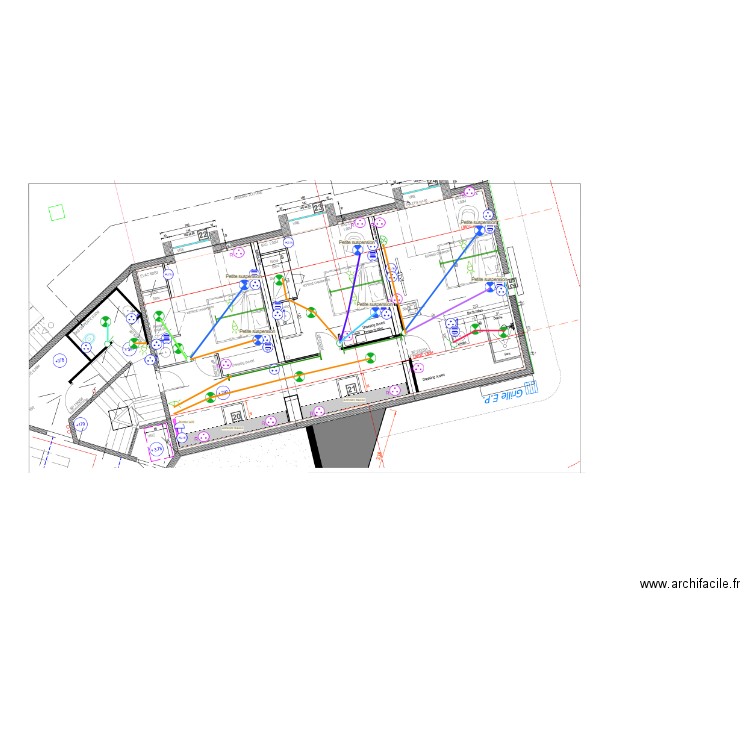 etage chambres elec 1123. Plan de 0 pièce et 0 m2