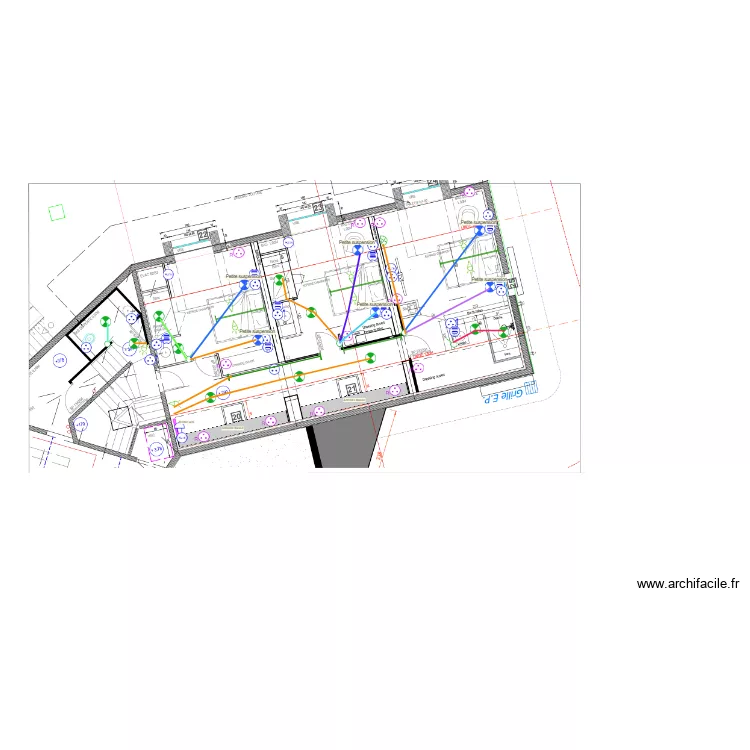 etage chambres elec 1123. Plan de 