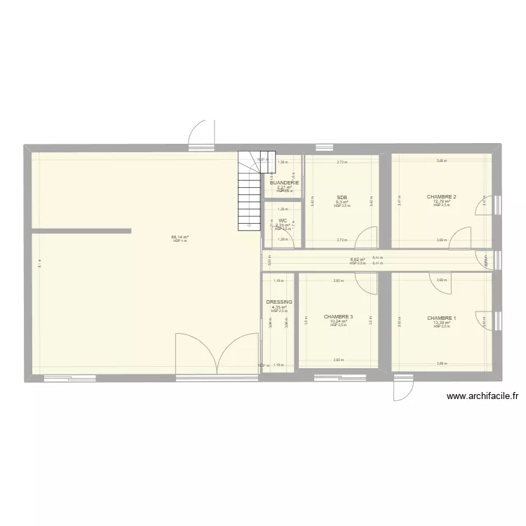 plan grange rdc v1. Plan de 