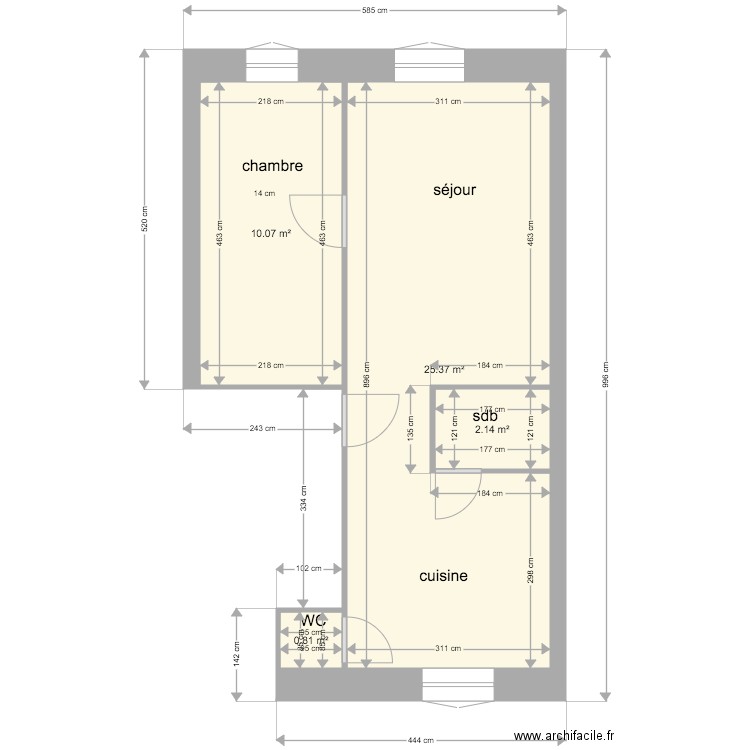 PLAN VIERGE PROJET 1. Plan de 0 pièce et 0 m2