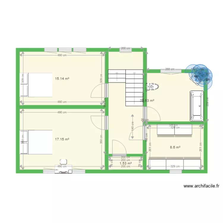 De Fré maison 2eme. Plan de De Fré maison 2eme. Plan de
