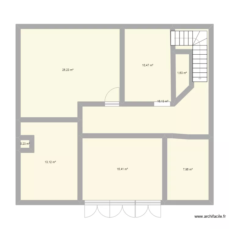 Oinville 1er. Plan de 