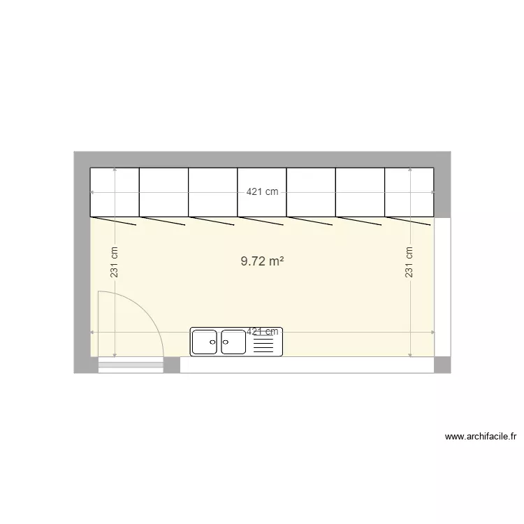 Cuisine d'&eacute;t&eacute;. Plan de 