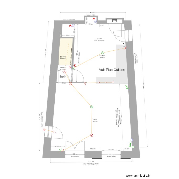 BENAHCENE. Plan de 0 pièce et 0 m2