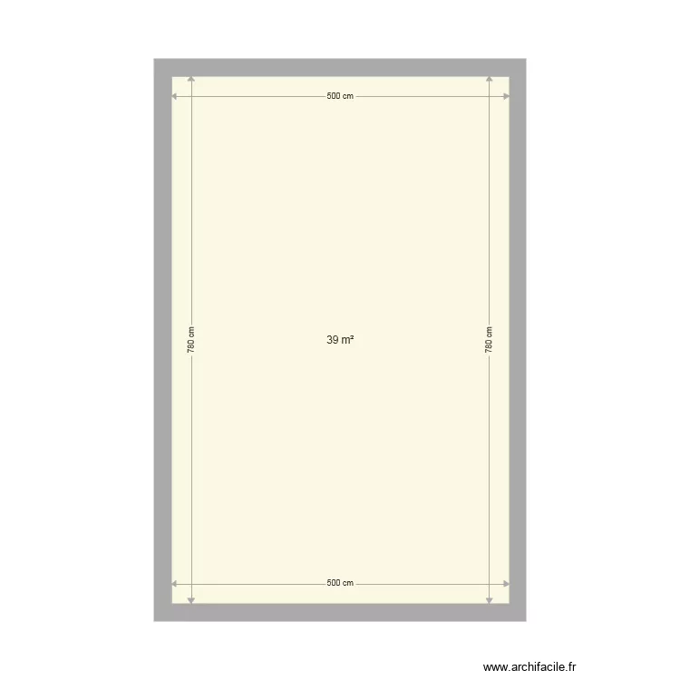 Appartement employ&eacute; agricole. Plan de 