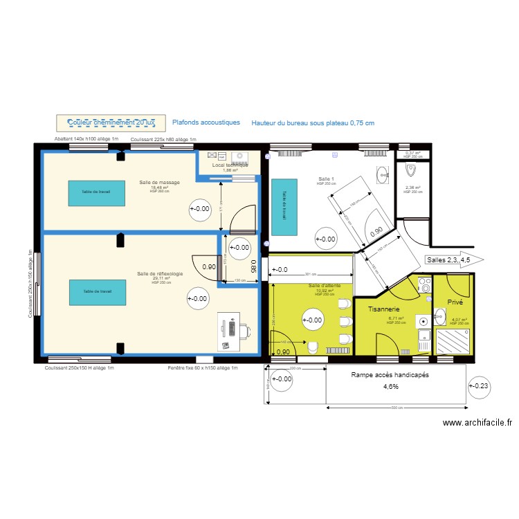 ERP. Plan de 0 pièce et 0 m2