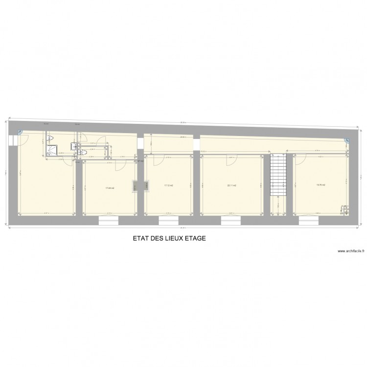 Chainas etage. Plan de 0 pièce et 0 m2