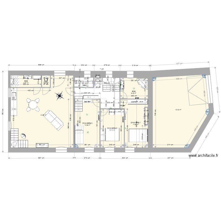 BESSE . Plan de 0 pièce et 0 m2