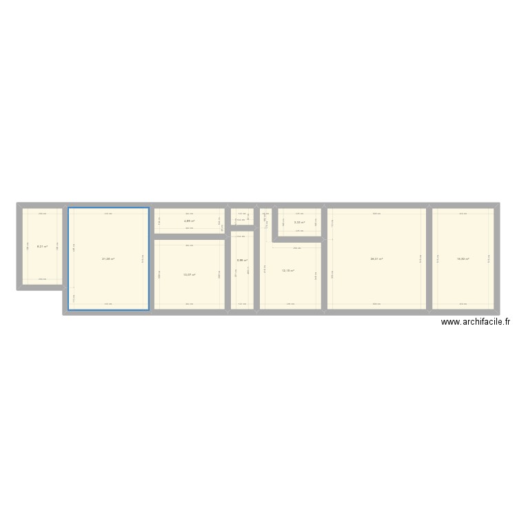 plan maison mornay. Plan de 9 pièces et 112 m2