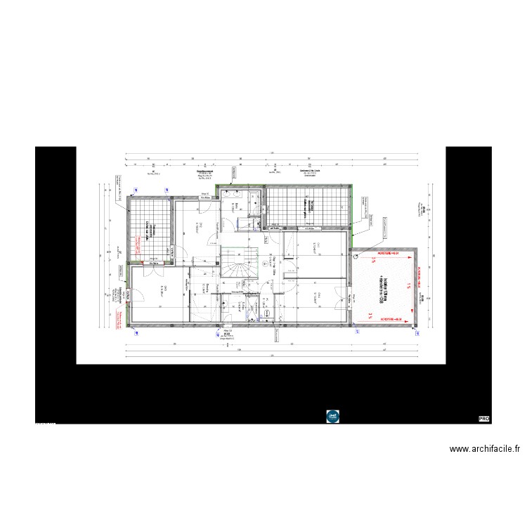 PLAN PLOMBERIE AGALLAH ETAGE. Plan de 0 pièce et 0 m2