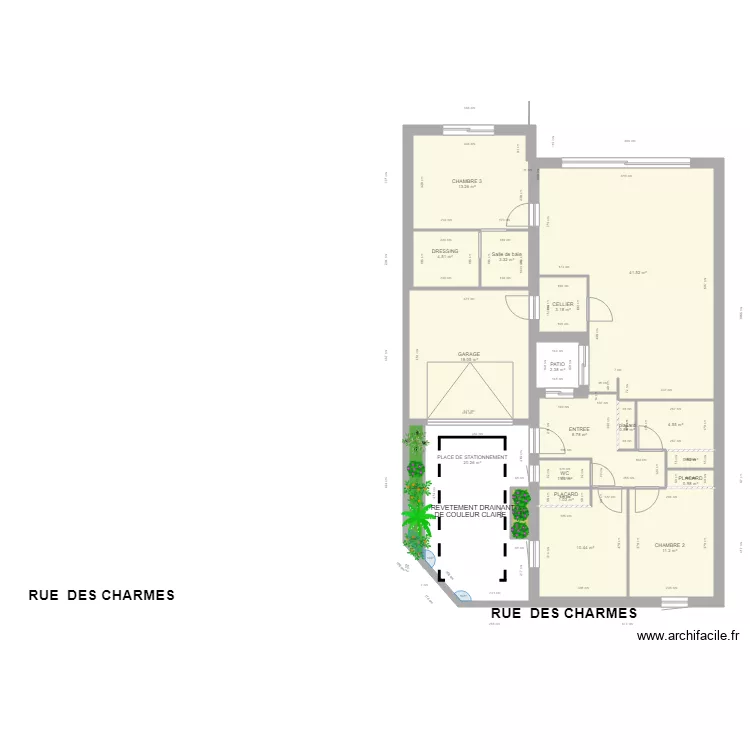 cda maison AVEC JARDIN. Plan de 