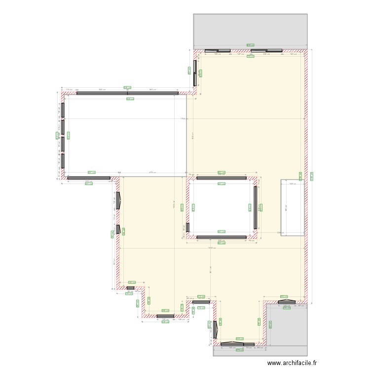 GUEUX ETAGE MACONNERIE 2e tranche. Plan de 0 pièce et 0 m2