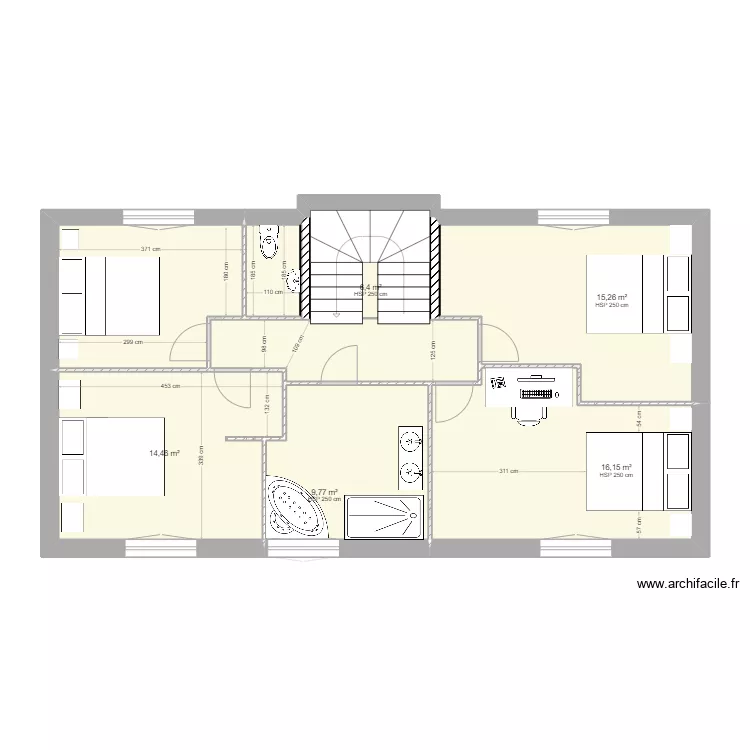 MAISON test 2. Plan de 