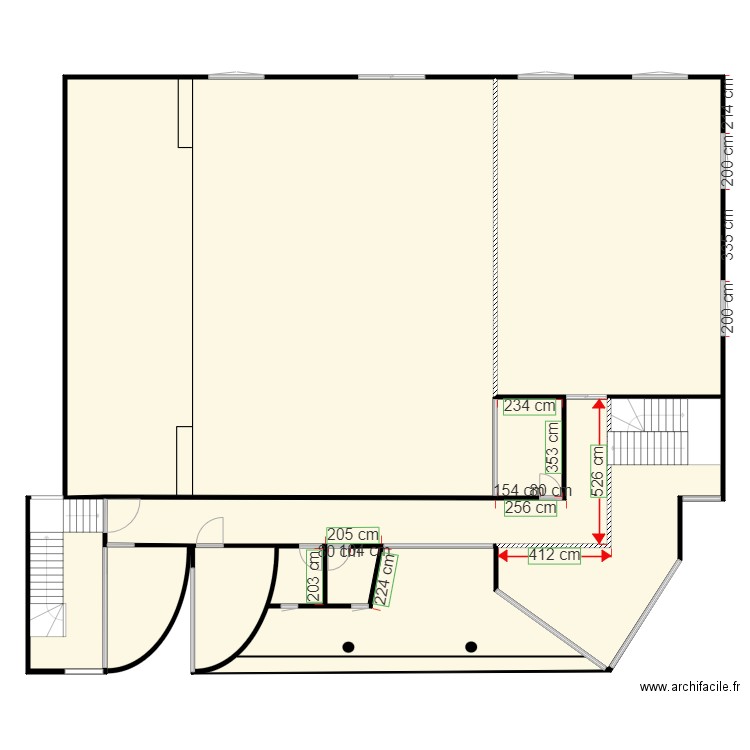 EGLISE CHIWECA 1er etage COTATIONS. Plan de 0 pièce et 0 m2