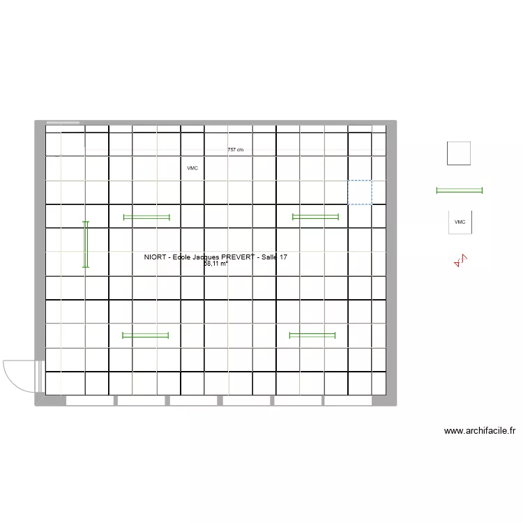 20230330 - NIORT - Ecole Jacques PREVERT - Salle de classe 17. Plan de 20230330 - NIORT - Ecole Jacques PREVERT - Salle de classe 17. Plan de