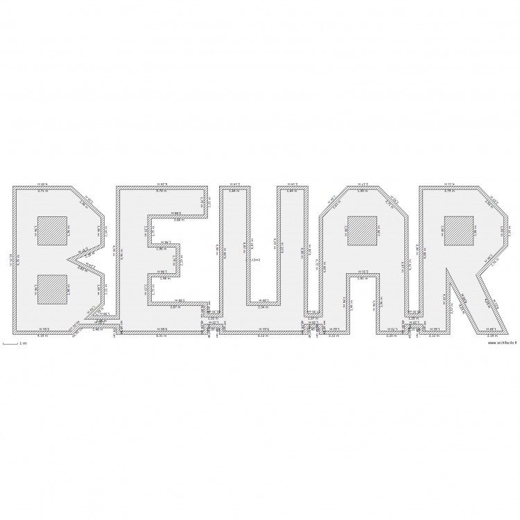 Beuar Land pour Véver 002. Plan de 0 pièce et 0 m2