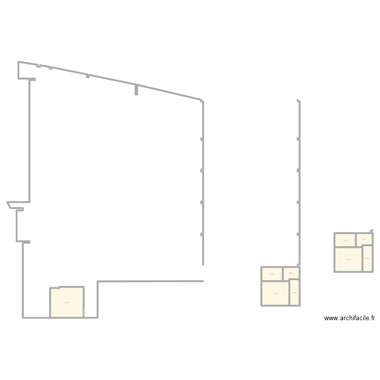 Moulin Joly. Plan de 9 pièces et 70 m2