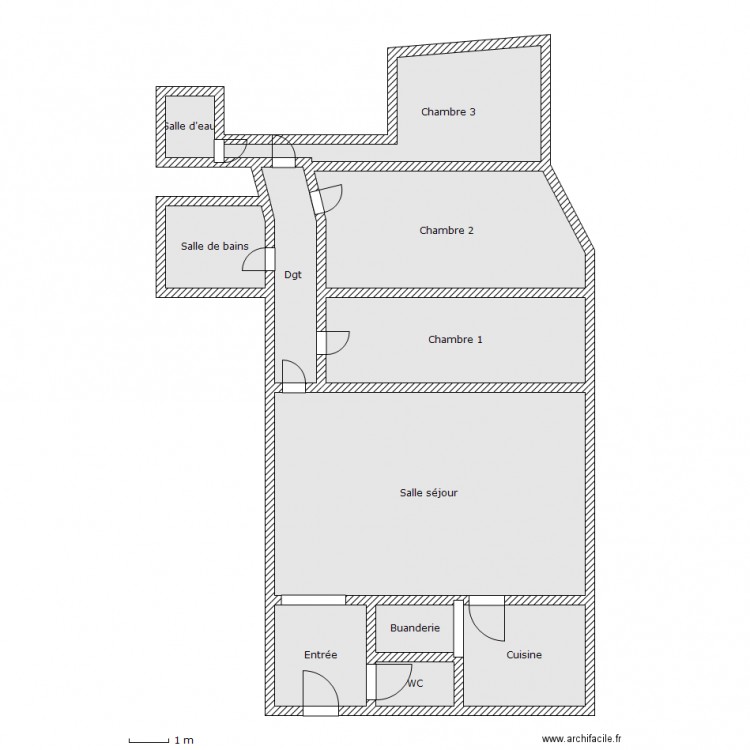Plan. Plan de 0 pièce et 0 m2