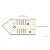 EGLISE DE MONTFERRAND LA FARE  PLAN DE PRINCIPE