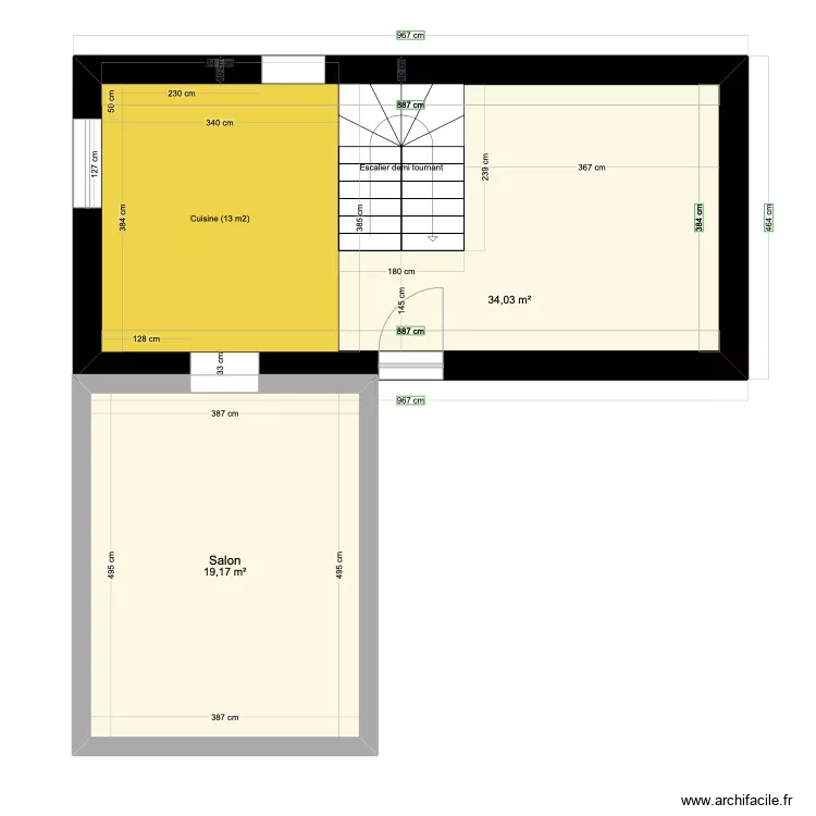 Pont l'Abb&eacute;. Plan de 